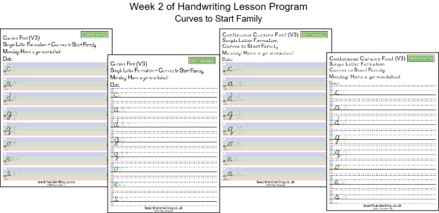 Week 2 Handwriting 1